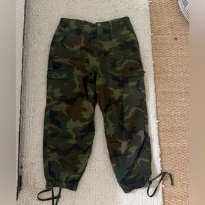 Alice + Olivia Camouflage Cargo Pants